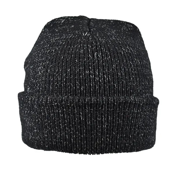 reflecterende muts grof gebreid acryl donker grijs 211447 03 a03