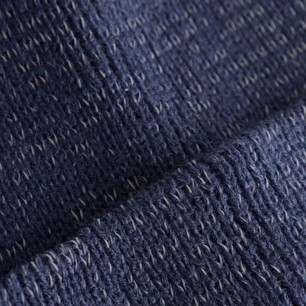 reflecterende muts grof gebreid acryl navy detail 211447 03 a03