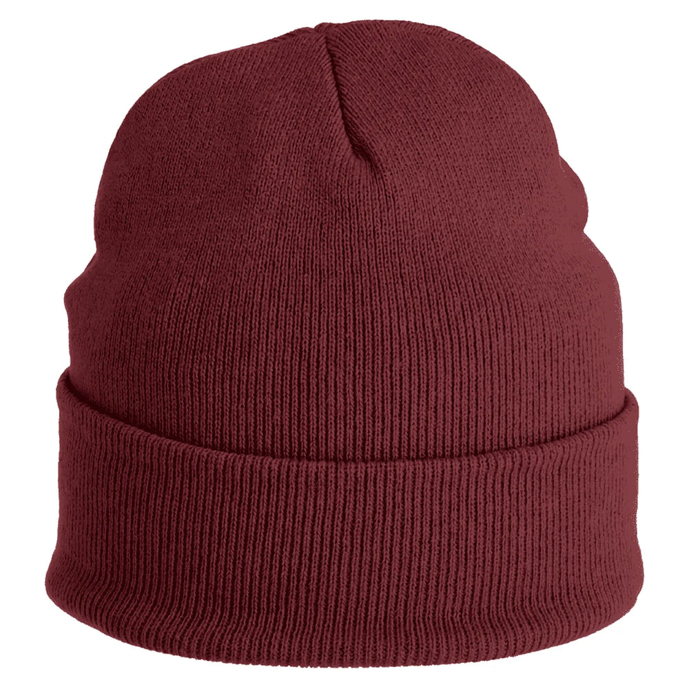 Unisex Acryl Beanie Muts - Bordeaux