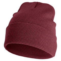 Unisex Acryl Beanie Muts - Bordeaux