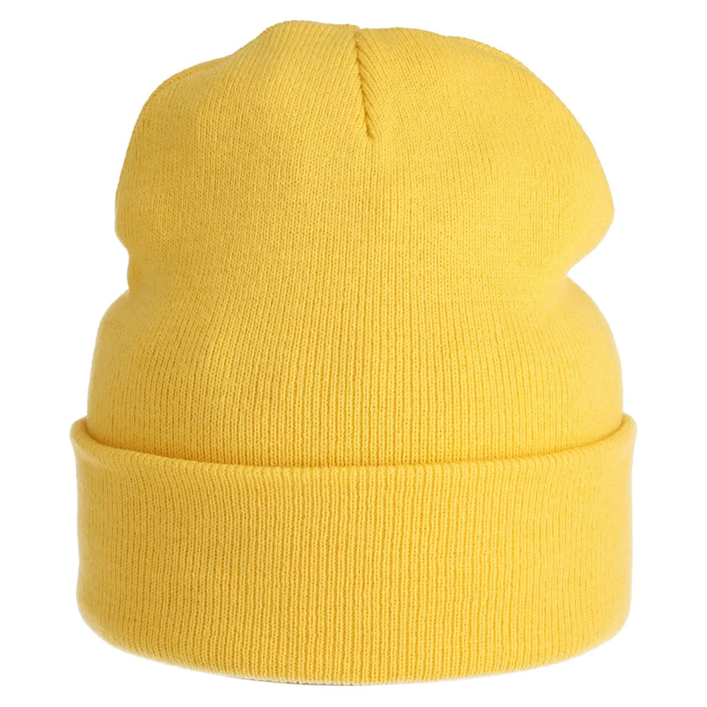 Unisex Acryl Beanie Muts - Gold