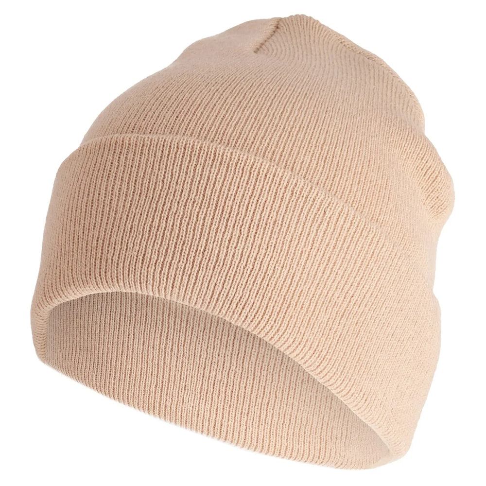 Unisex Acryl Beanie Muts - Dusty Pink