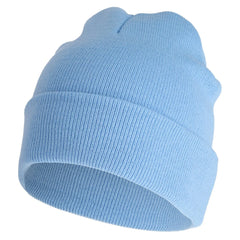 Unisex Acryl Beanie Muts - Lichtblauw