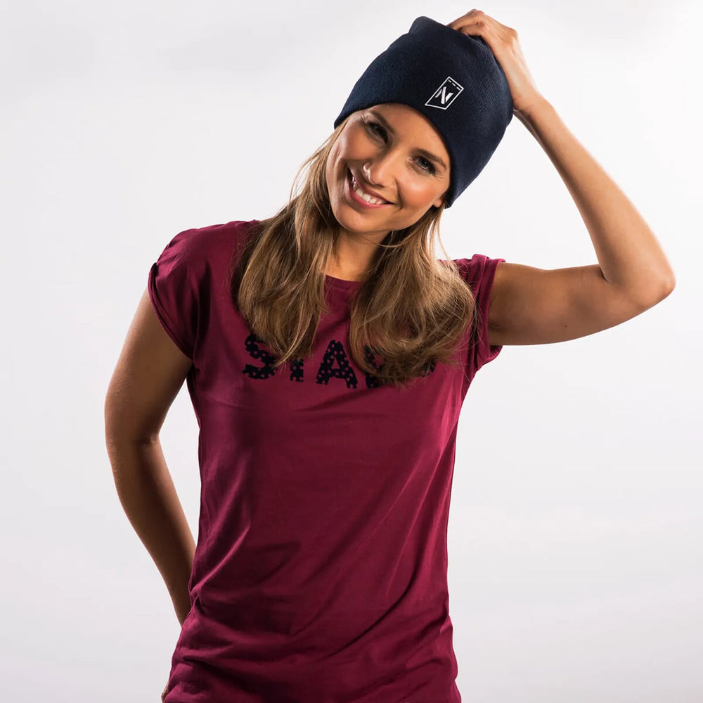 beanie muts unisex van acryl kleur navy sfeer foto 211453