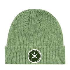 Grof Gebreide Fisher Hat van Acryl - Groen