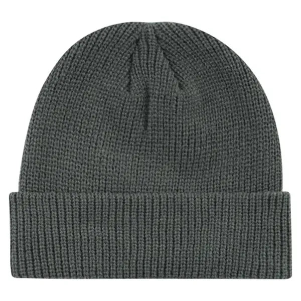 muts fisher hat grof gebreid donker grijs 211459