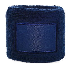 Zweetbandje met Label - Navy