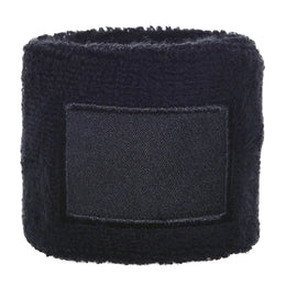 Zweetbandje met label, Zwart - 211520