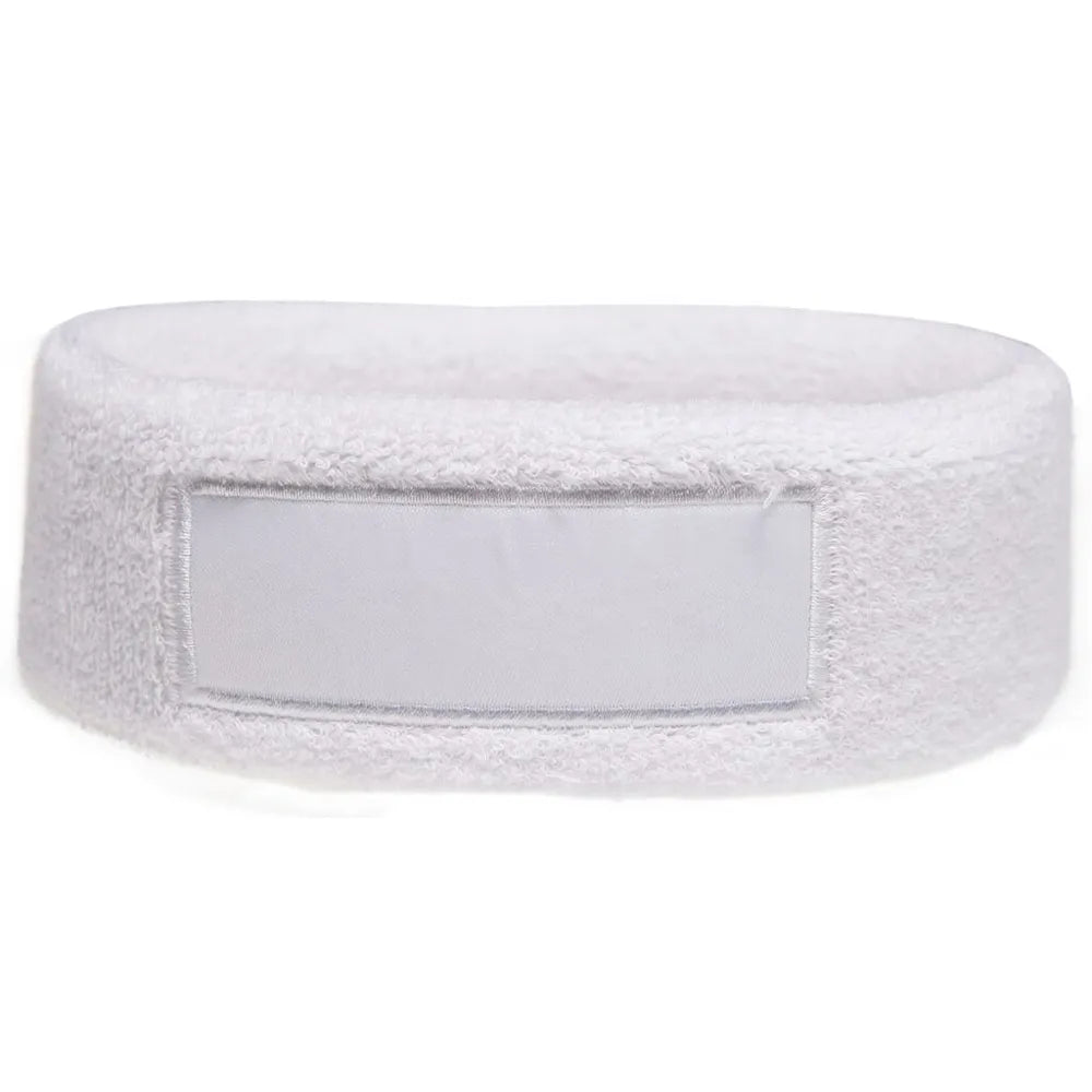 zweetbandje hoofdband wit 211522