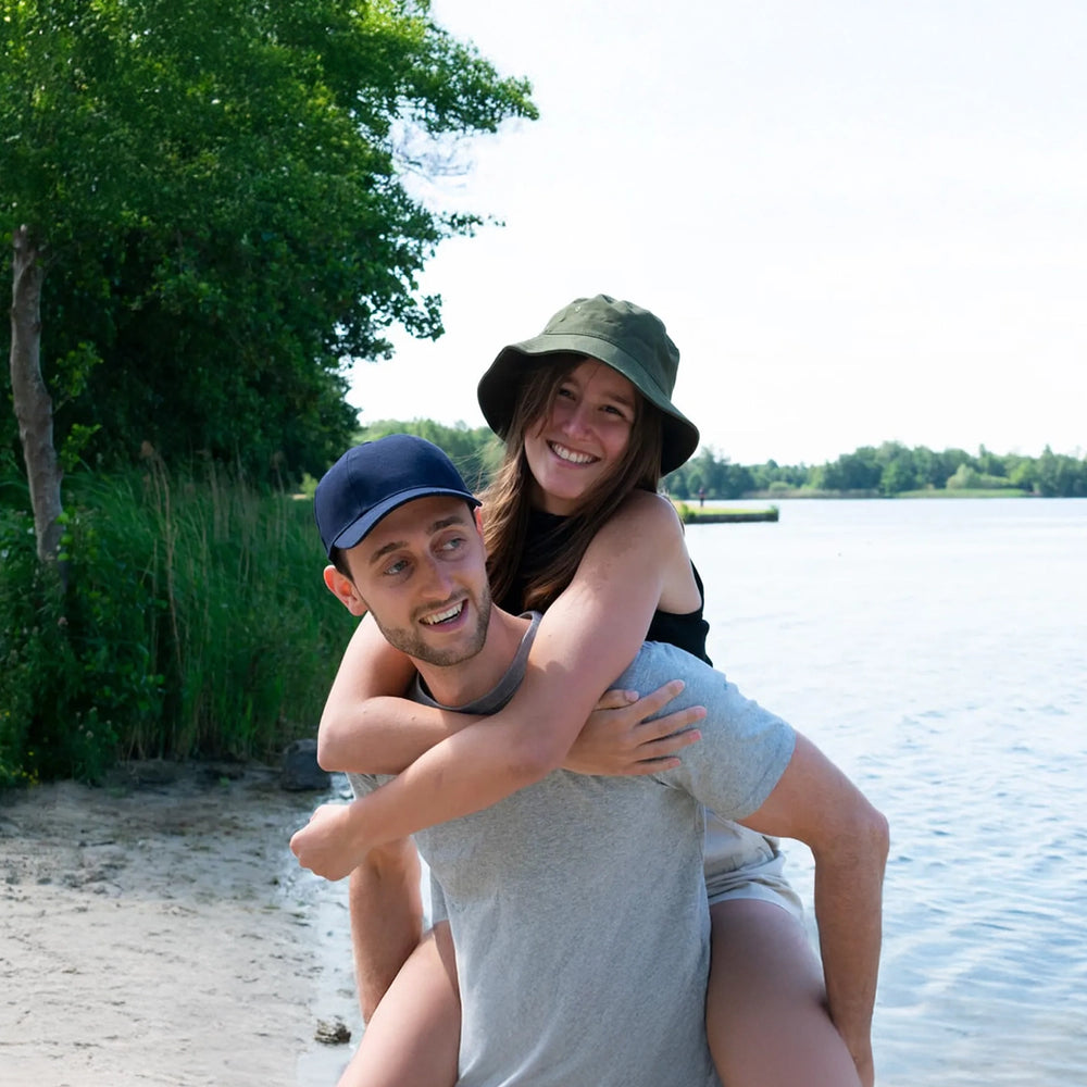 buckethat katoen zomer festival bedrukken groen sfeer foto 211720