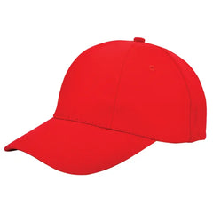 Turned Brushed Cap | Speciaal Verstevigd & Trendy - Rood