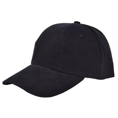 Turned Brushed Cap | Speciaal Verstevigd & Trendy - Zwart