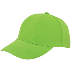 Turned Brushed Cap | Speciaal Verstevigd & Trendy | Lime Groen