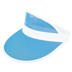 Zonneklep met PVC Scherm - Lichtblauw