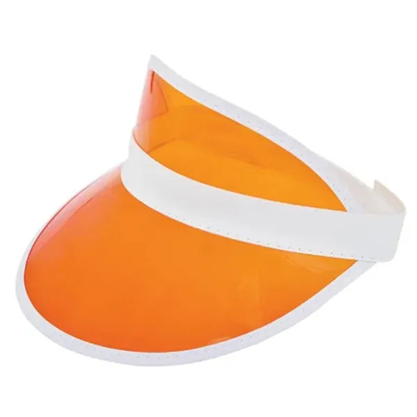 zonneklep met pvc scherm oranje 211820