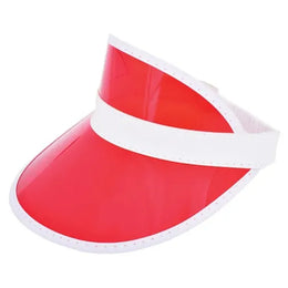 Zonneklep met PVC scherm, Rood - 211820