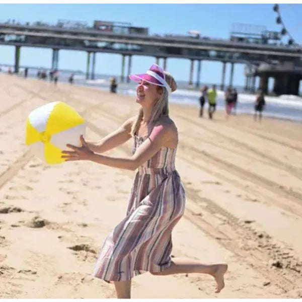 zonneklep met pvc scherm roze sfeer foto 211820