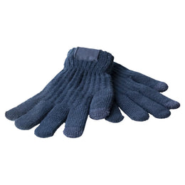 Touchscreen handschoenen met geleidende vezels, Blauw - 211866