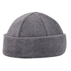 Warme Fleece Muts met 6 Panelen - Grijs