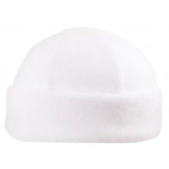 Warme Fleece Muts met 6 Panelen - Wit