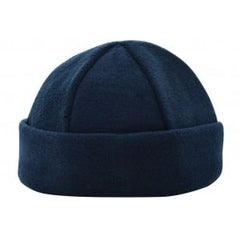 Warme Fleece Muts met 6 Panelen - Navy