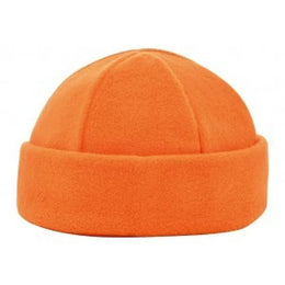 Warme fleece muts met 6 panelen, Oranje - 211874