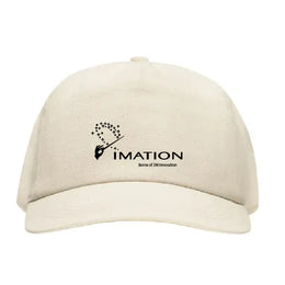 Promo cap met druksluiting met bedrukking, Beige - 212110