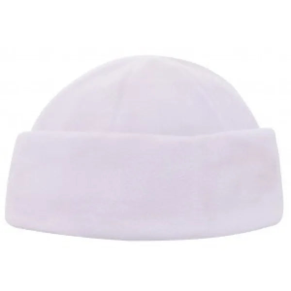 rpet fleece hat recycled materiaal wit 212730