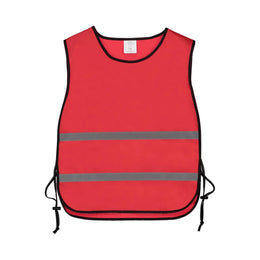 Polyester trainingshesje voorzijde, Rood - 214750