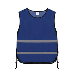  trainingsvest polyester verstelbaar blauw voorkant 214750