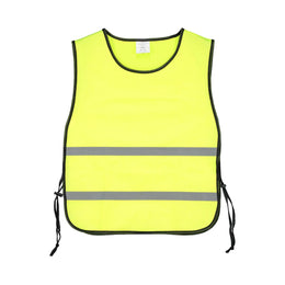  trainingsvest polyester verstelbaar geel voorkant 214750