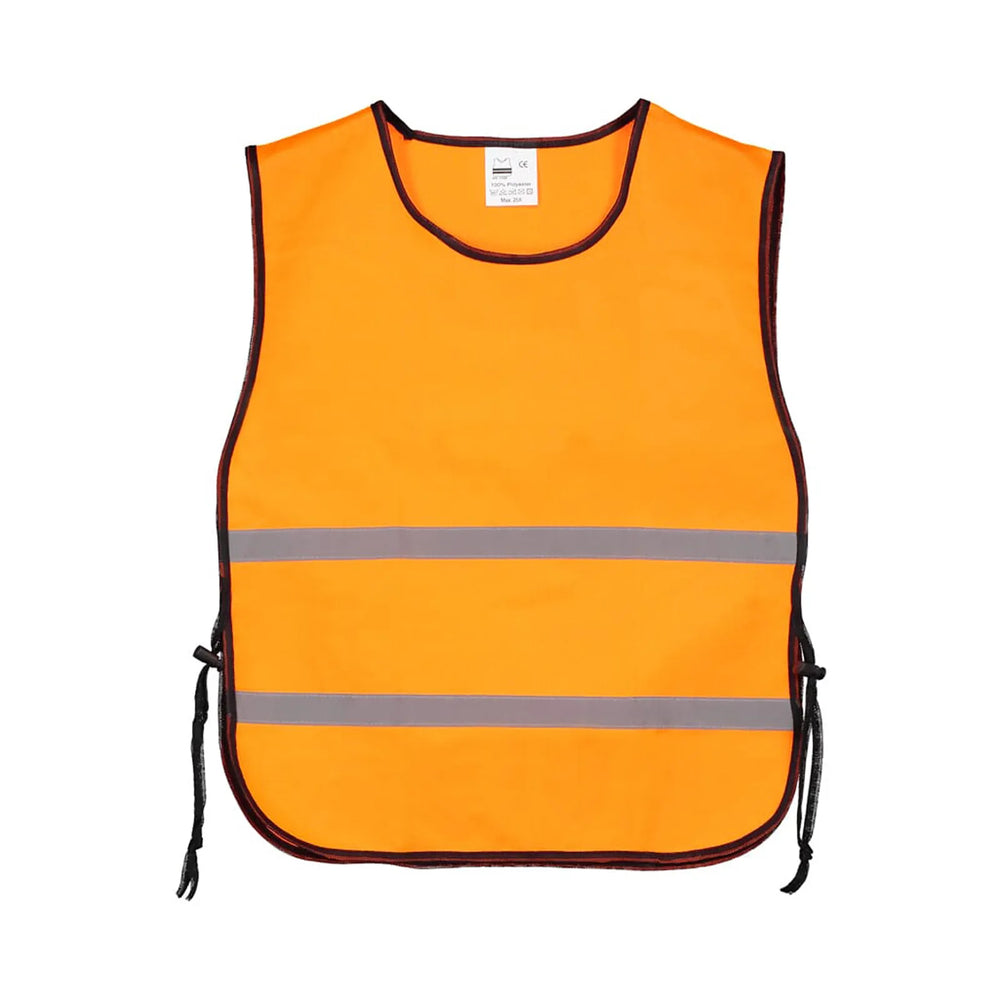 trainingsvest polyester verstelbaar oranje voorkant 214750