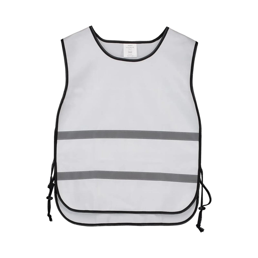  trainingsvest polyester verstelbaar wit voorkant 214750