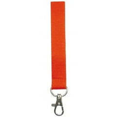 Polyester Lanyard met Veiligheidssluiting en Musketonhaak – Oranje