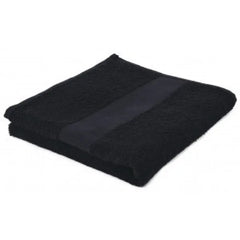 Badhanddoek 100x50 cm | Ringspun Katoen | 450 gr/m² | Zwart