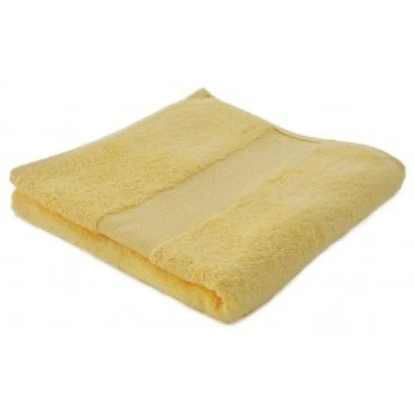 Badhanddoek 100x50 cm ringspun katoen 450 gr/m², Lichtgeel - 219120