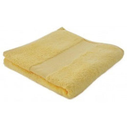 Badhanddoek 100x50 cm ringspun katoen 450 gr/m², Lichtgeel - 219120