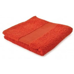 Badhanddoek 100x50 cm ringspun katoen 450 gr/m², Oranje - 219120