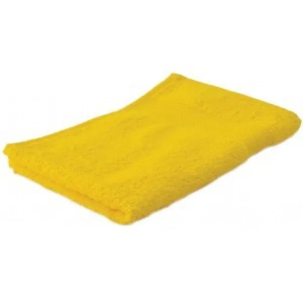 handdoek 50x30 450g katoen geel 219140