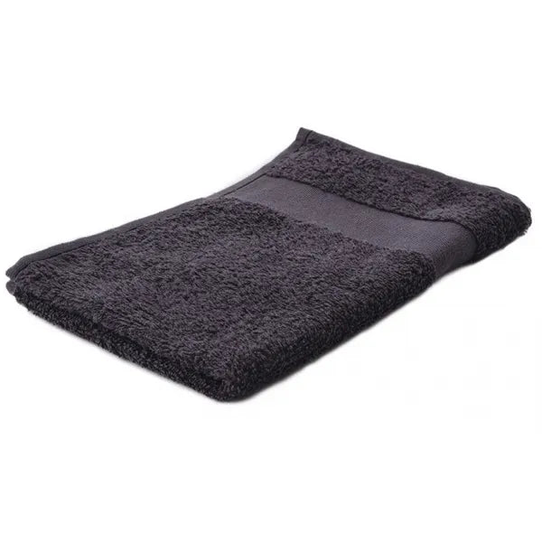 handdoek 50x30 450g katoen grijs 219140