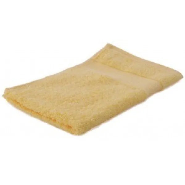 handdoek 50x30 450g katoen lichtgeel 219140