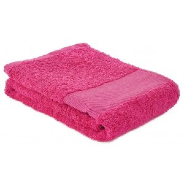 fitness handdoek 130x30 450grm2 katoen roze 219190