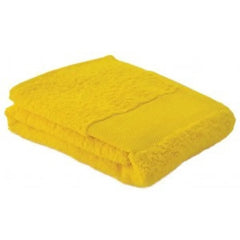 Fitness Handdoek 130x30 cm | 450 gr/m² Ringspun Katoen | Geel