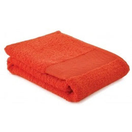 Fitness handdoek 130x30 cm 450 gr/m² ringspun katoen, Oranje - 219190