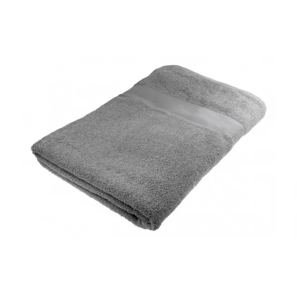 Strandlaken 180 x 100 cm 450 gr/m² ringspun katoen, Grijs - 219195