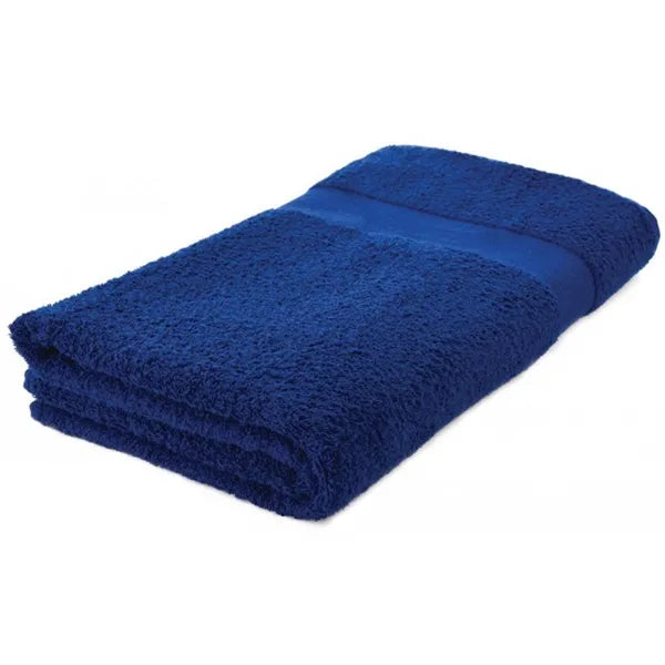 Strandlaken 180 x 100 cm 450 gr/m² ringspun katoen, Marineblauw - 219195