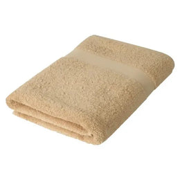 Douchelaken van biologisch katoen, Beige - 219295