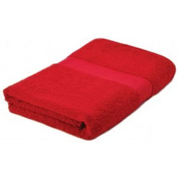 Badlaken first class 140 x 70 cm 520 gr/m² katoen, Rood - 219500