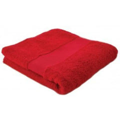 Badhanddoek First Class | 100x50 cm | 520 gr/m² Ringspun Katoen | Rood