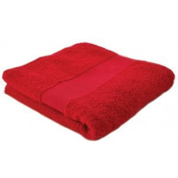 Badhanddoek first class 100x50 cm 520 gr/m² ringspun katoen, Rood - 219520